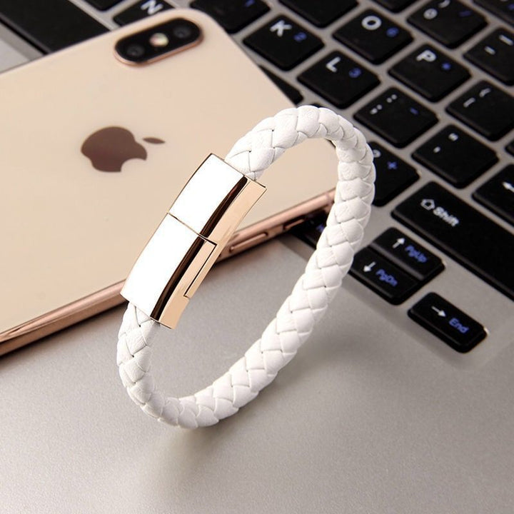 Stay Connected in Style: Fashionable Charging Bracelet - Power on the Go!